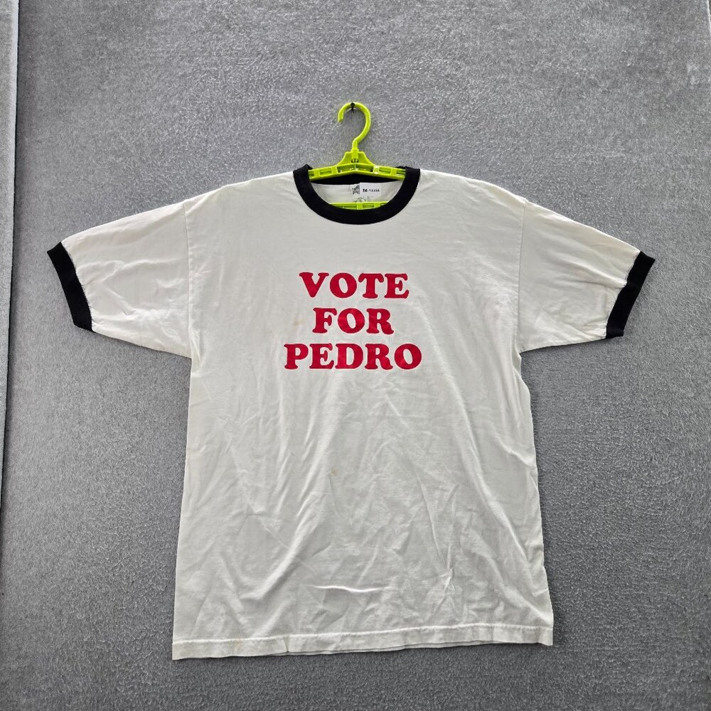 Classic White 'Vote For Pedro' T-Shirt